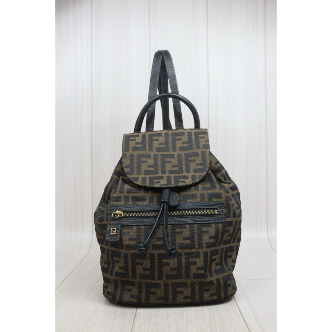 Include Entrupy Certificate of Authenticity｜Good ( Rank AB)｜ FENDI Mamma Mixed-leather Mini  Backpack｜S26080613