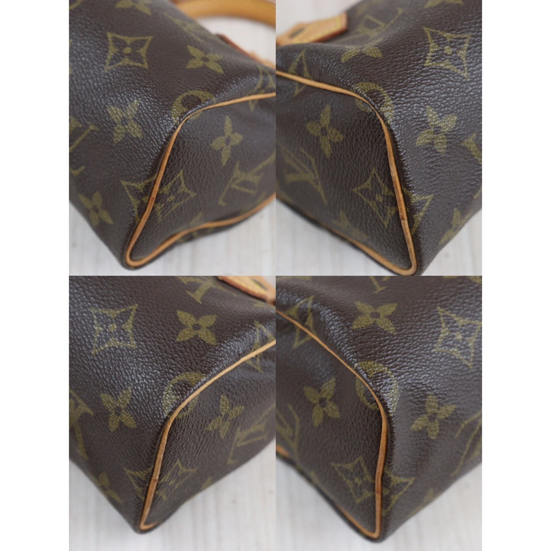 Rank AB ｜ LV Monogram Mini Speedy Handbag With Shoulder Strap｜24010824