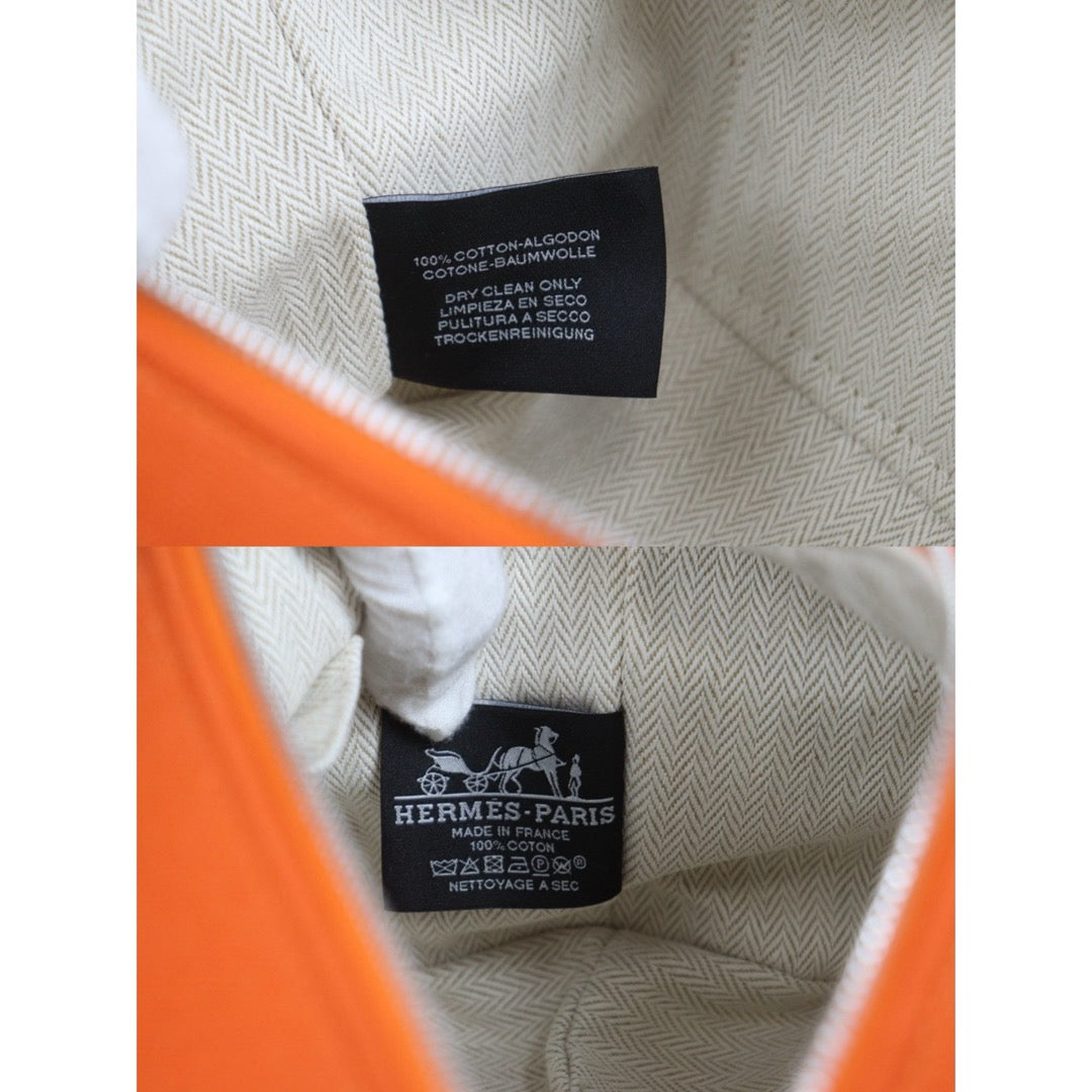 Include Entrupy Certificate of Authenticity｜Very Good ( Rank A)｜ HERMES Bride-a-Brac PM Handbag Orange Feu｜26100604
