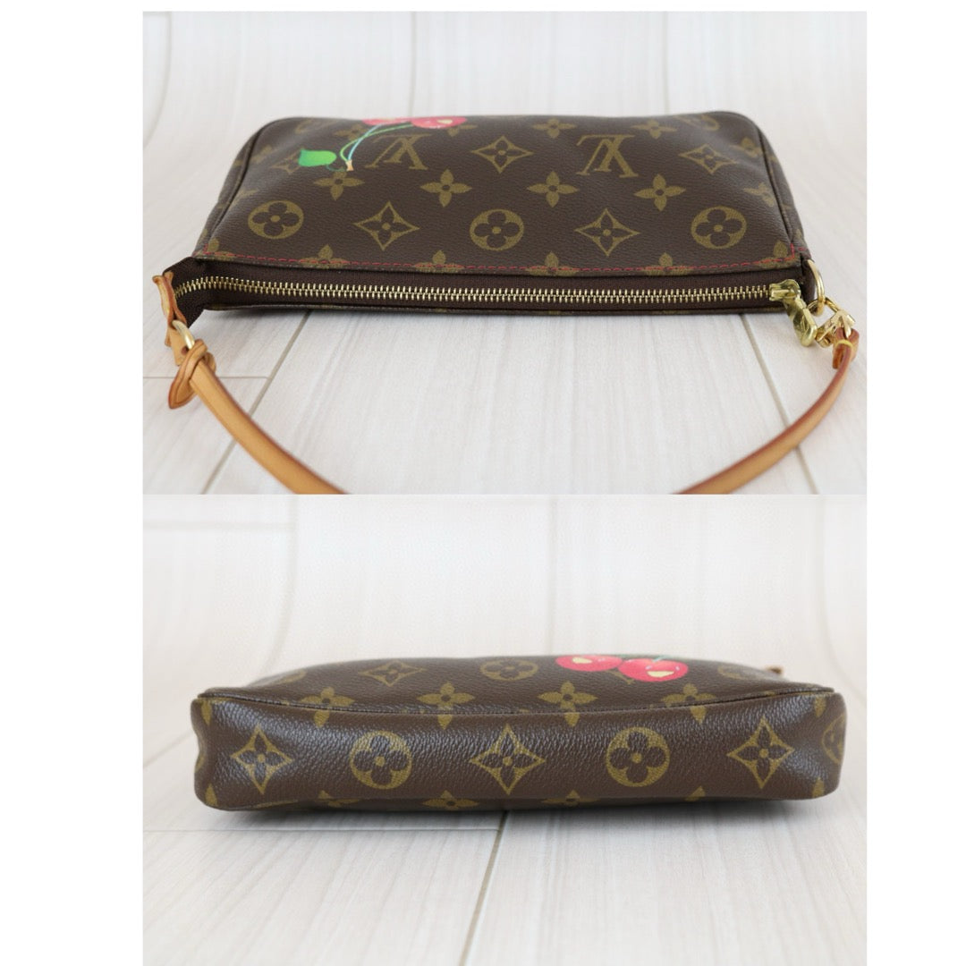 Good ( Rank AB)｜ LV Takashi Murakam Cherry Monogram Pochette Accessoires ｜S24112104