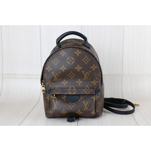 Very Good ( Rank A) ｜  LV Monogram Coated Canvas Mini Palm Springs Backpack｜X26010413
