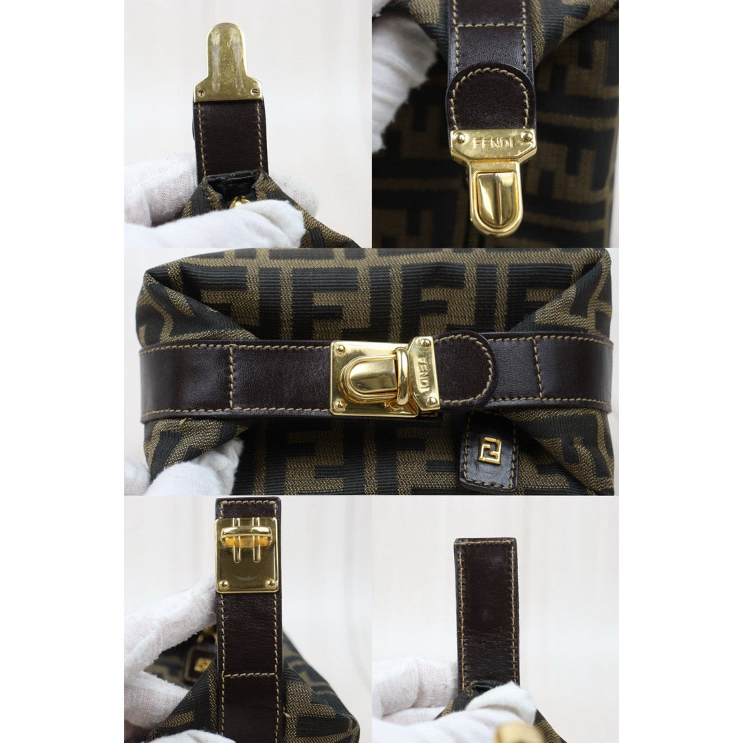 Good ( Rank AB)｜ FENDI PM Zucca Handbag ｜25040811