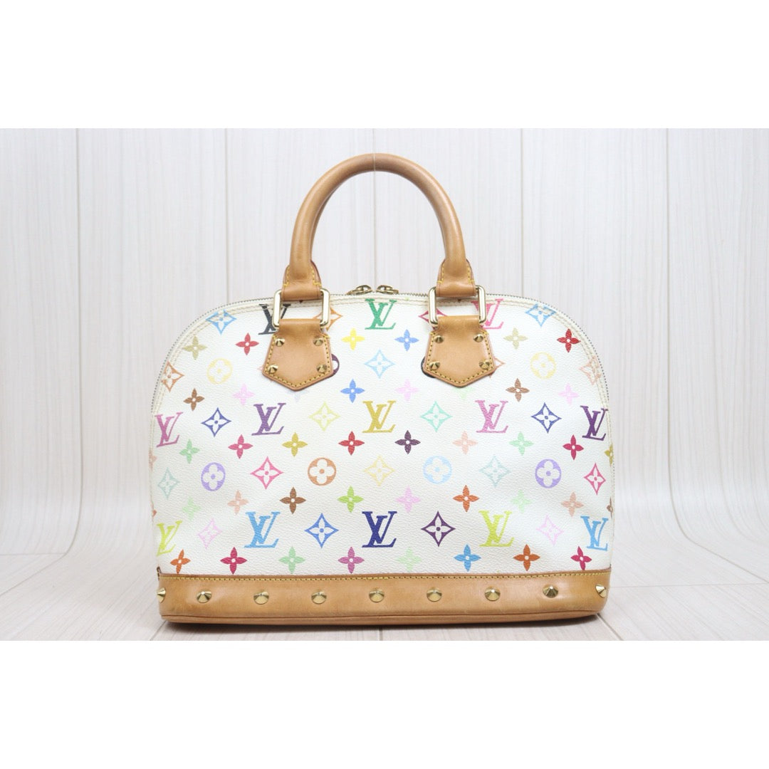 Include Entrupy Certificate of Authenticity｜Good ( Rank AB)｜ Louis Vuitton Takashi Murakam Multi Monogram Alma Handbag ｜26070305
