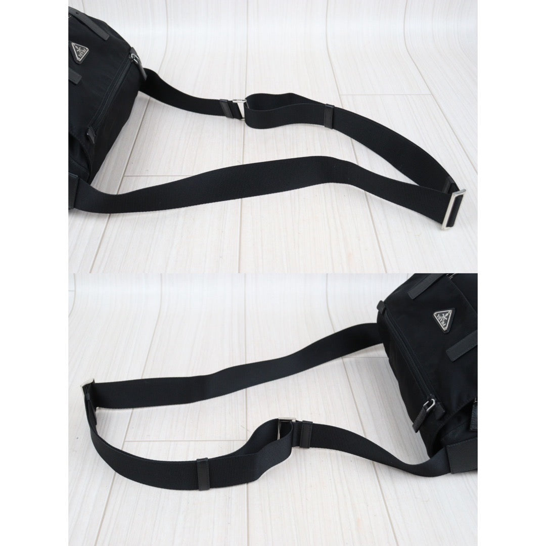 Rank AB｜Prada  Nylon ShoulderBag Black｜24030520