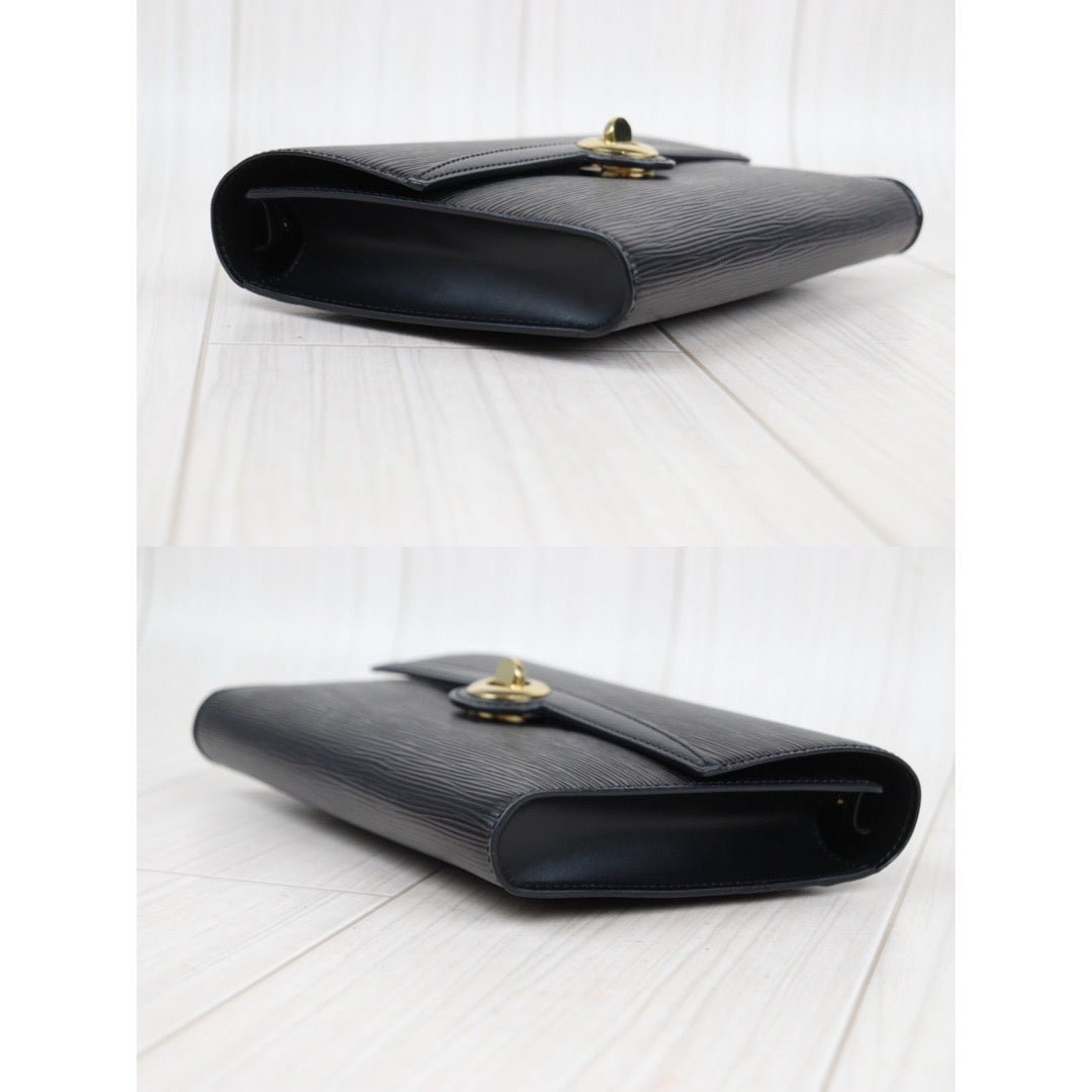 Rank AB｜ LV Epi Shoulder Bag Black｜24011903