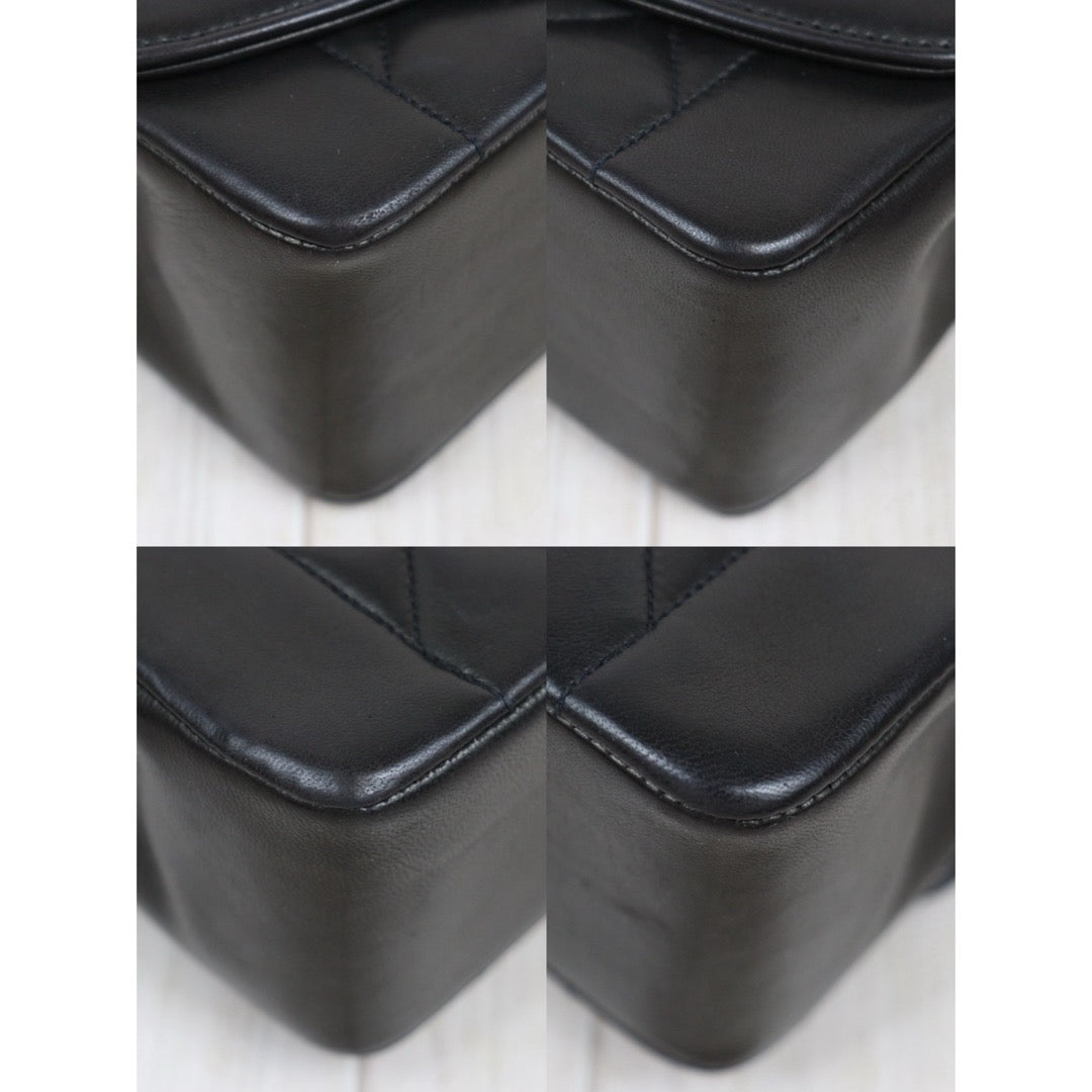 Good ( Rank AB)｜ CHANEL  Lamb Skin Matrasse Chain  Diana 25 Shoulder Bag Made in 1994-1996 Year｜26012605