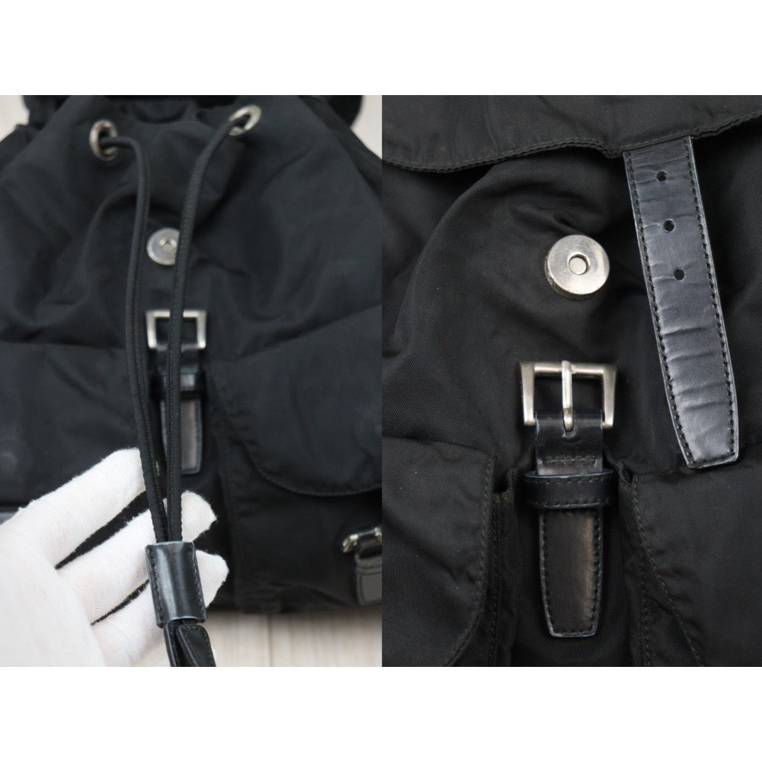 Fair ( Rank B )｜Prada Nylon Backpack Medium Black｜24061122