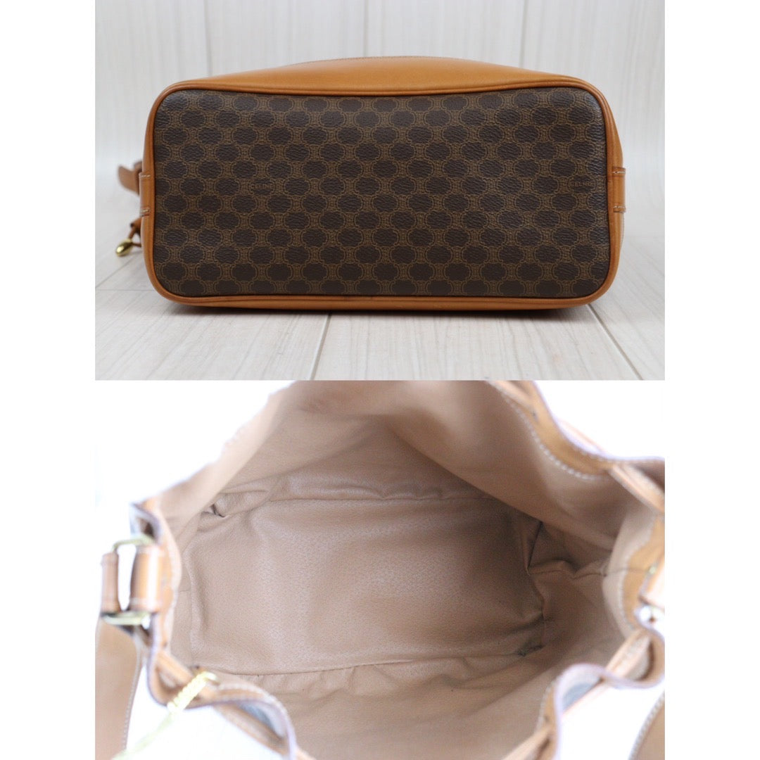 Rank A｜Celine Macadam Shoulder Bag With Pouch｜24021506