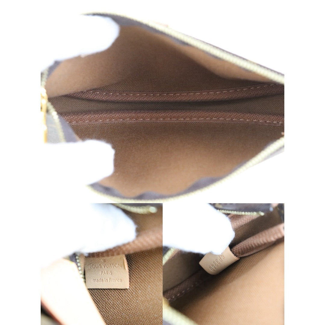 Include Entrupy Certificate of Authenticity｜Very Good ( Rank A)｜Louis Vuitton Monogram Multiti Pochette Accessoire  IC Chips Model ｜S26030811