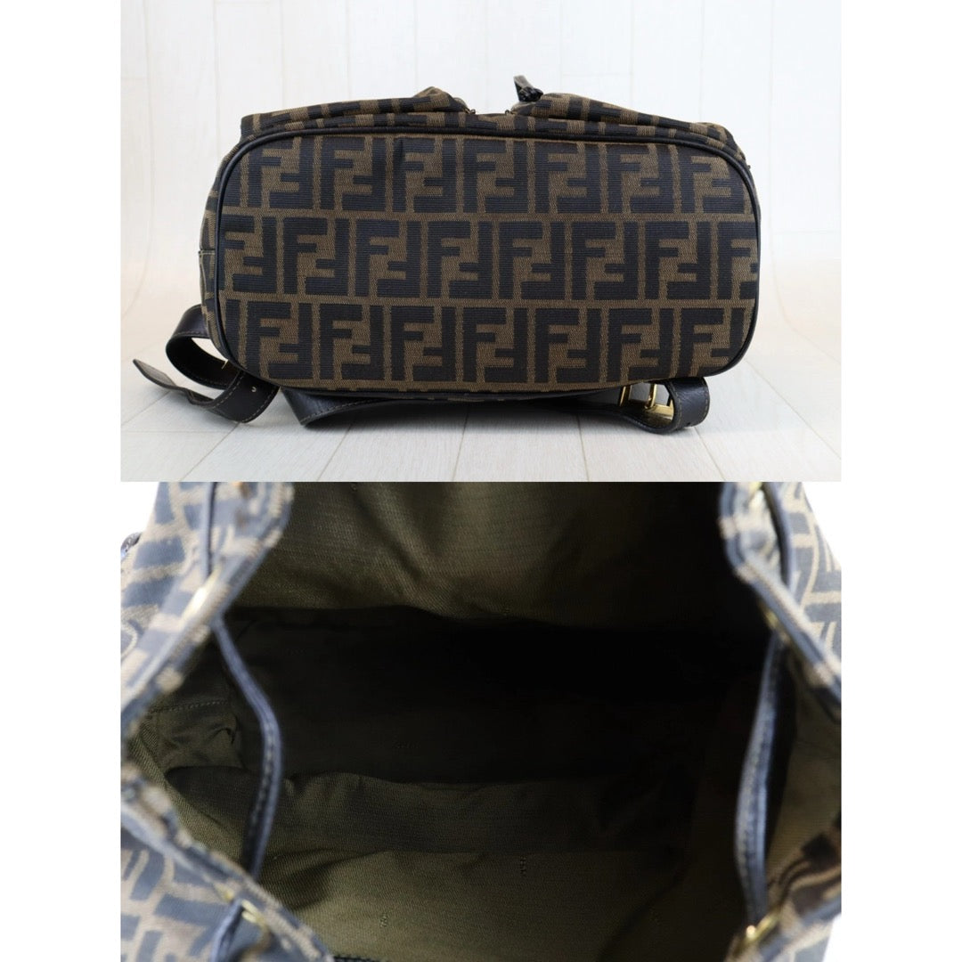 Very Good ( Rank A) ｜ FENDI Zucca Backpack ｜H24101005