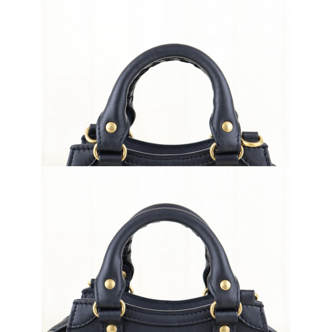 Very Good ( Rank A)｜Balenciaga Neo Classic Mini Shoulder Bag Black｜H25011316