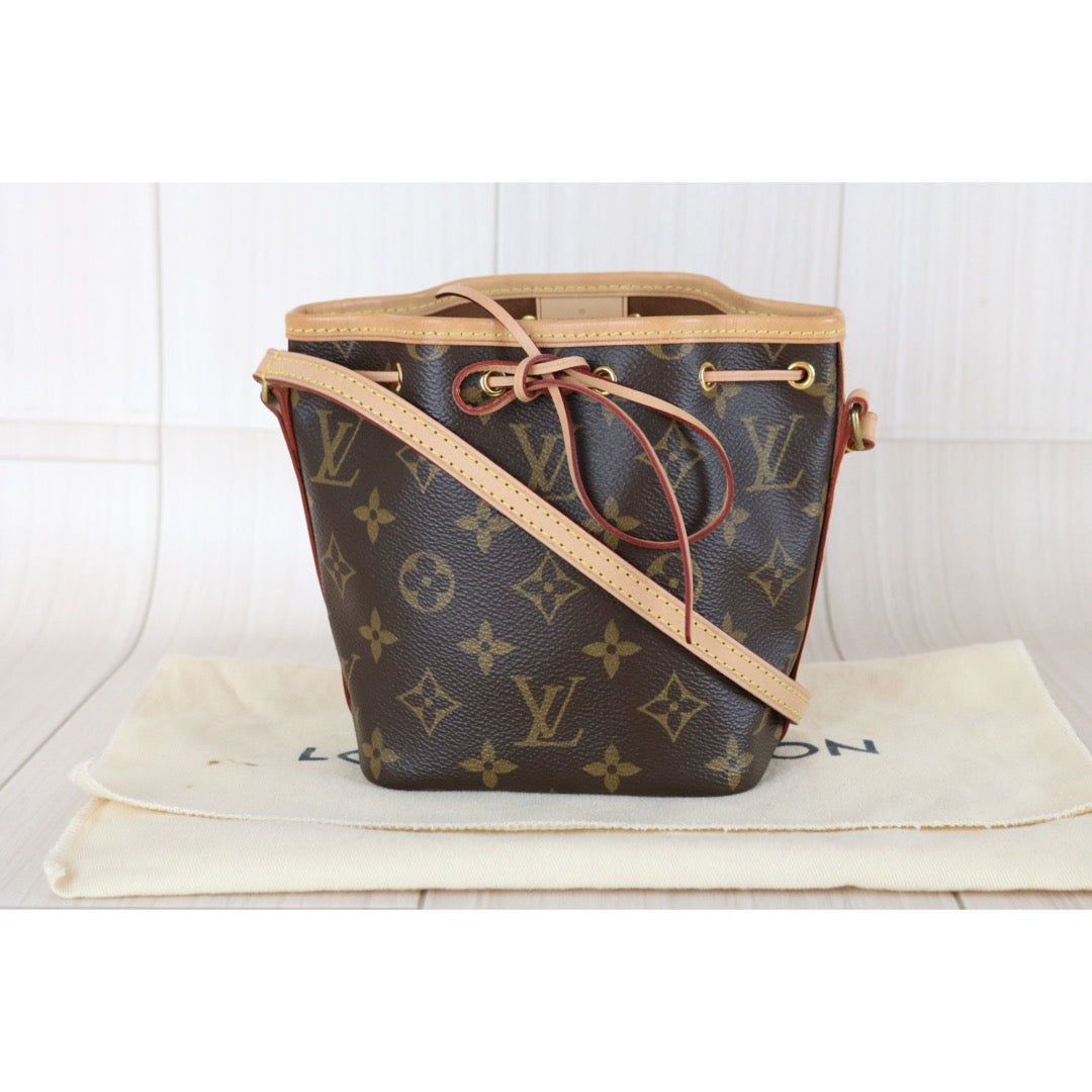 Include Entrupy Certificate of Authenticity｜Very Good ( Rank A)｜ Louis Vuitton Monogram  Nano Noe  Shoulder Bag ｜X26031203