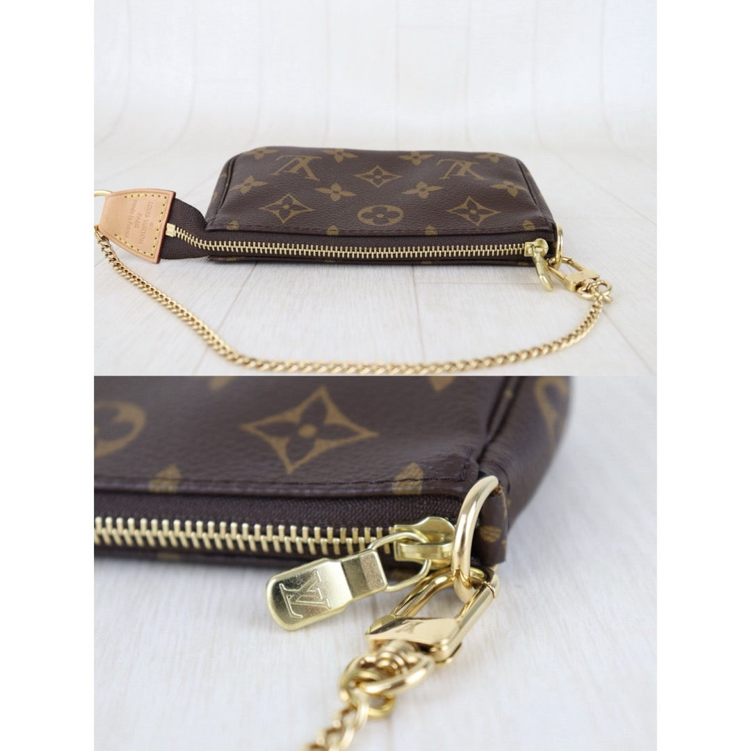 Include Entrupy Certificate of Authenticity｜Very Good ( Rank A)｜Louis Vuitton Monogram Mini Pochette Accessoires ｜S26041410