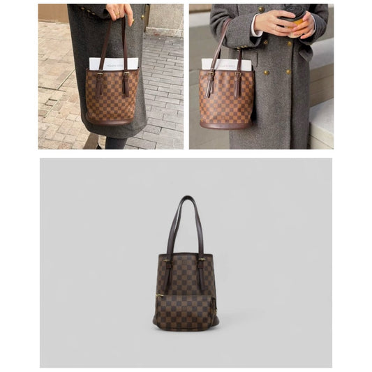 Good ( Rank AB)｜LV Damier Male Handbag With Pouch｜25052914