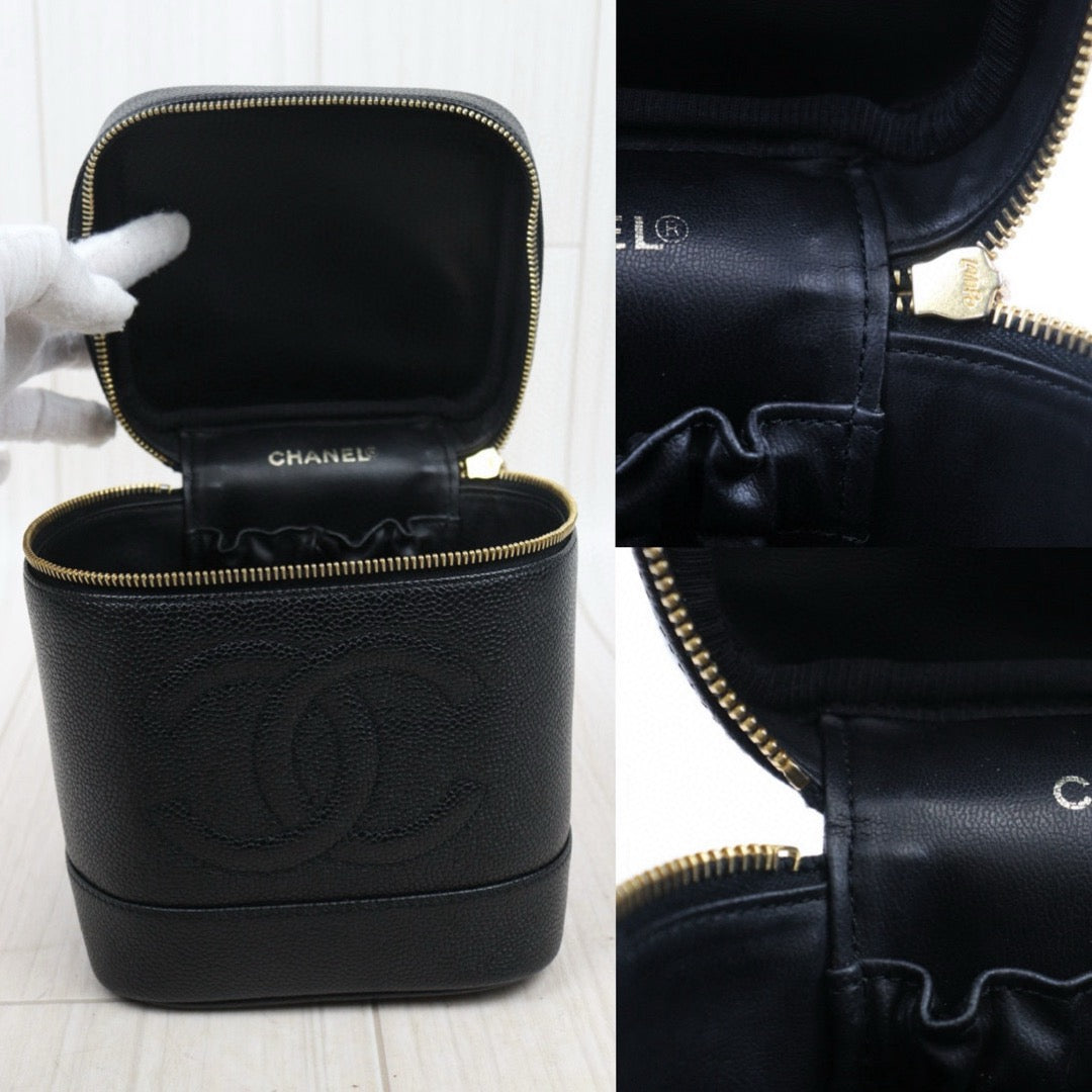 Very Good ( Rank A) ｜ CHANEL Caviar Skin Vanity Handbag  Made In 1994～1996Year ｜S24101101