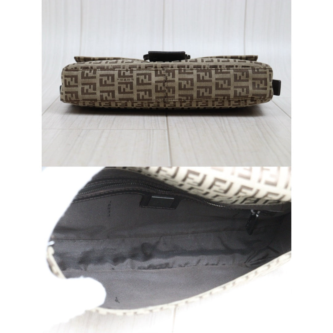 Very Good ( Rank A)｜ FENDI Zucca Mamma Baguette  Shoulder Bag  Light Taupe PM｜S26030905