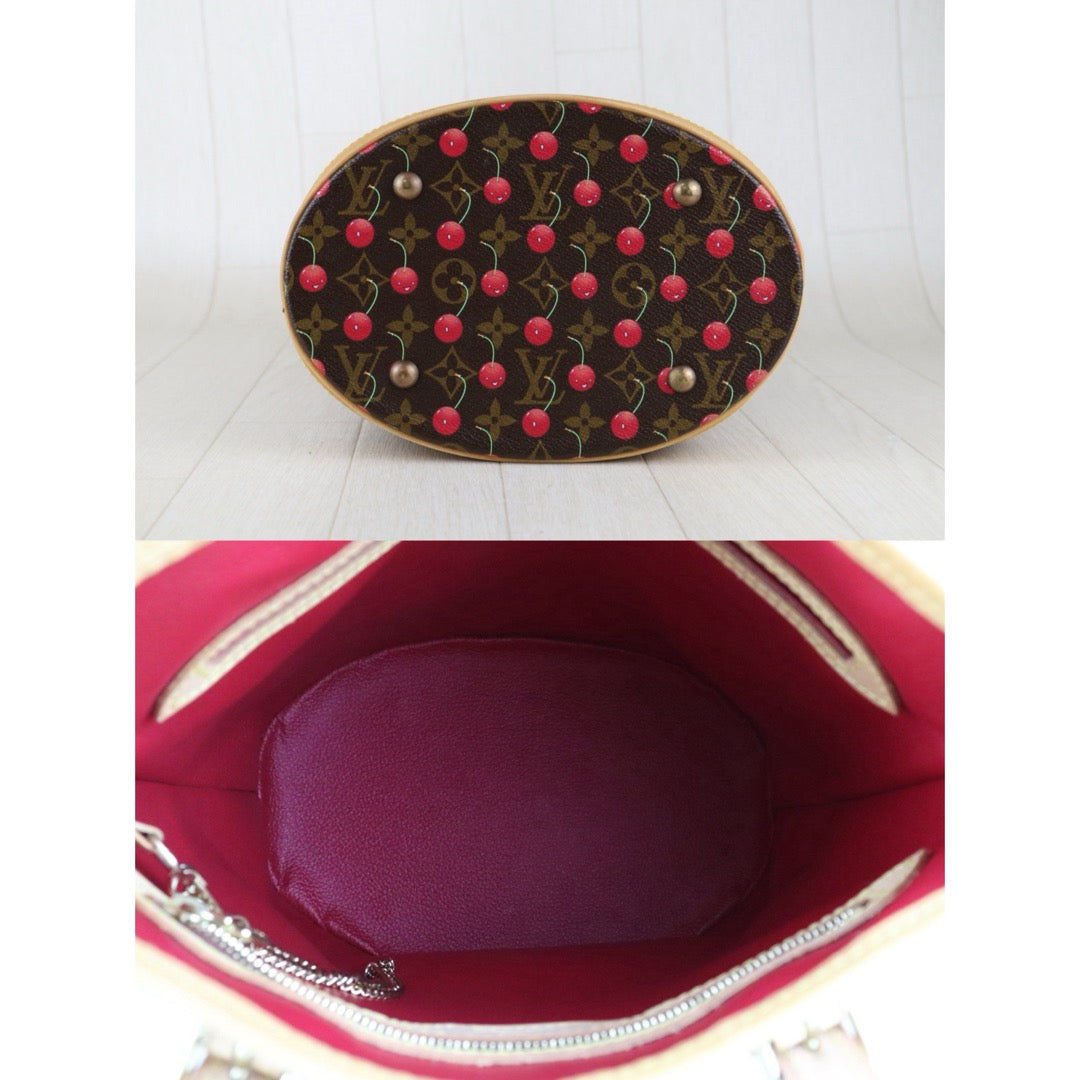 Good ( Rank AB)｜ LV Takashi Murakam Cherry Monogram Petit Bucket PM Tote Bag｜S25042807