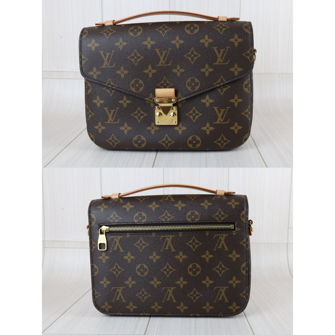 Include Entrupy Certificate of Authenticity｜Very Good ( Rank A) ｜LV Monogram Pichette Metis ShoulderBag  IC Chips Model｜X26100702