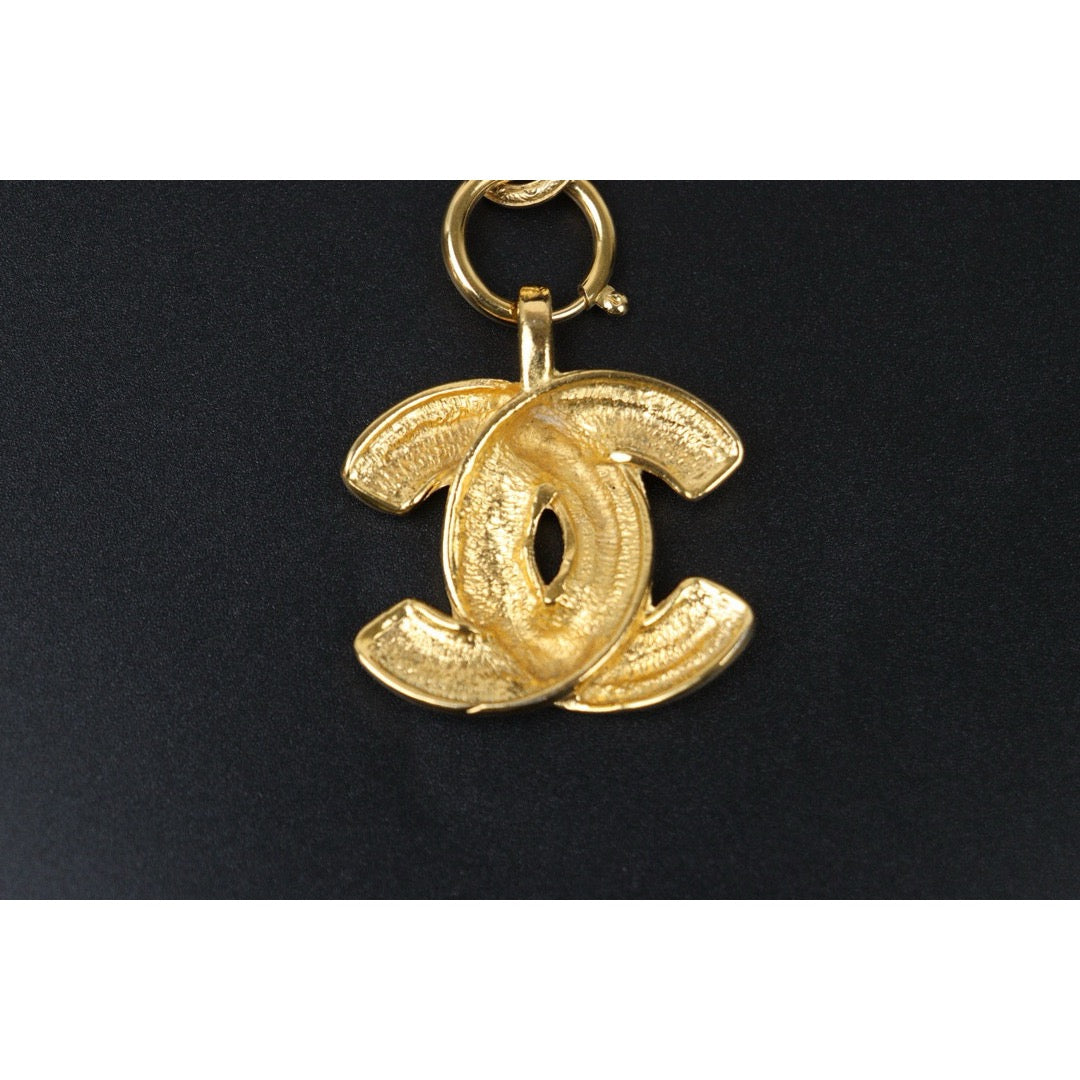 Very Good ( Rank A) ｜  CHANEL Vintage Coco Mark Gold Necklace ｜24112105