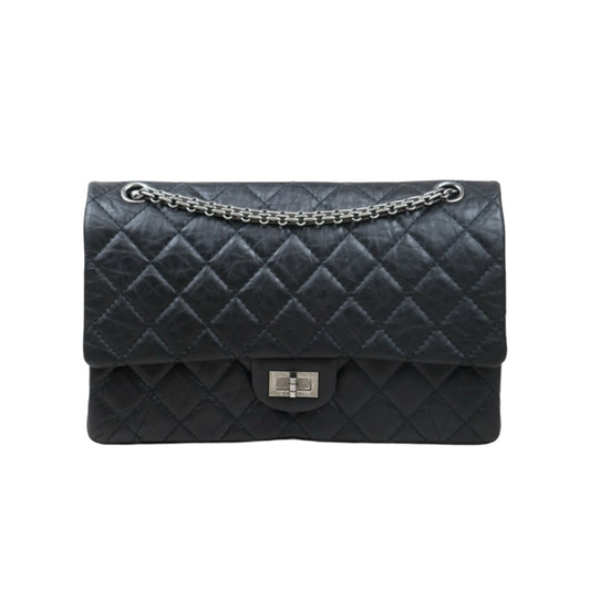 Excellent（Rank SA）｜ CHANEL 2.55 Matelasse Medium Black Chain Shoulder Bag Made in 2010-1011 Year｜S24111209