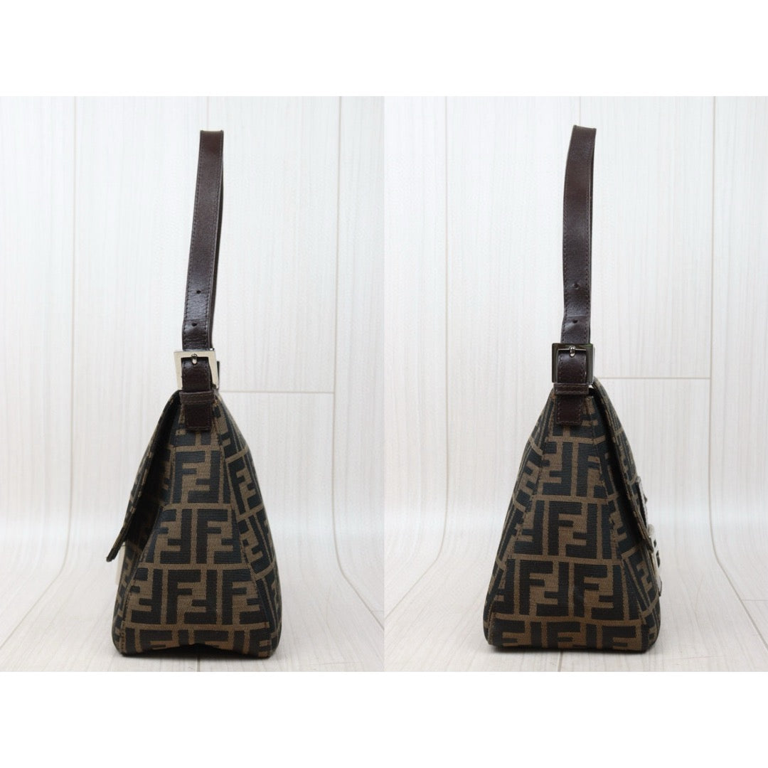 Good ( Rank AB)｜ FENDI Zucca Mamma Baguette Shoulder Bag ｜Q25010703