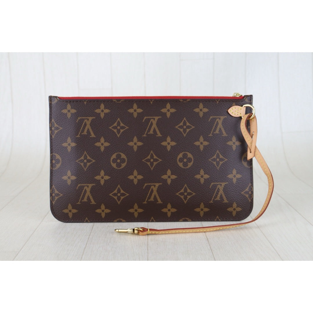 Include Entrupy Certificate of Authenticity｜Very Good ( Rank A)｜ Louis Vuitton Monogram Neverful MM ShoulderBag With Pouch  IC Chips Model｜S26060121