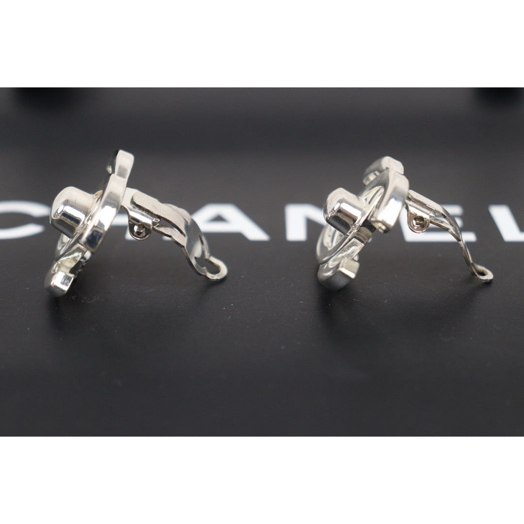 Very Good ( Rank A)｜CHANEL Vintage Silver Earrings Made In 1996 Year ｜V25052512