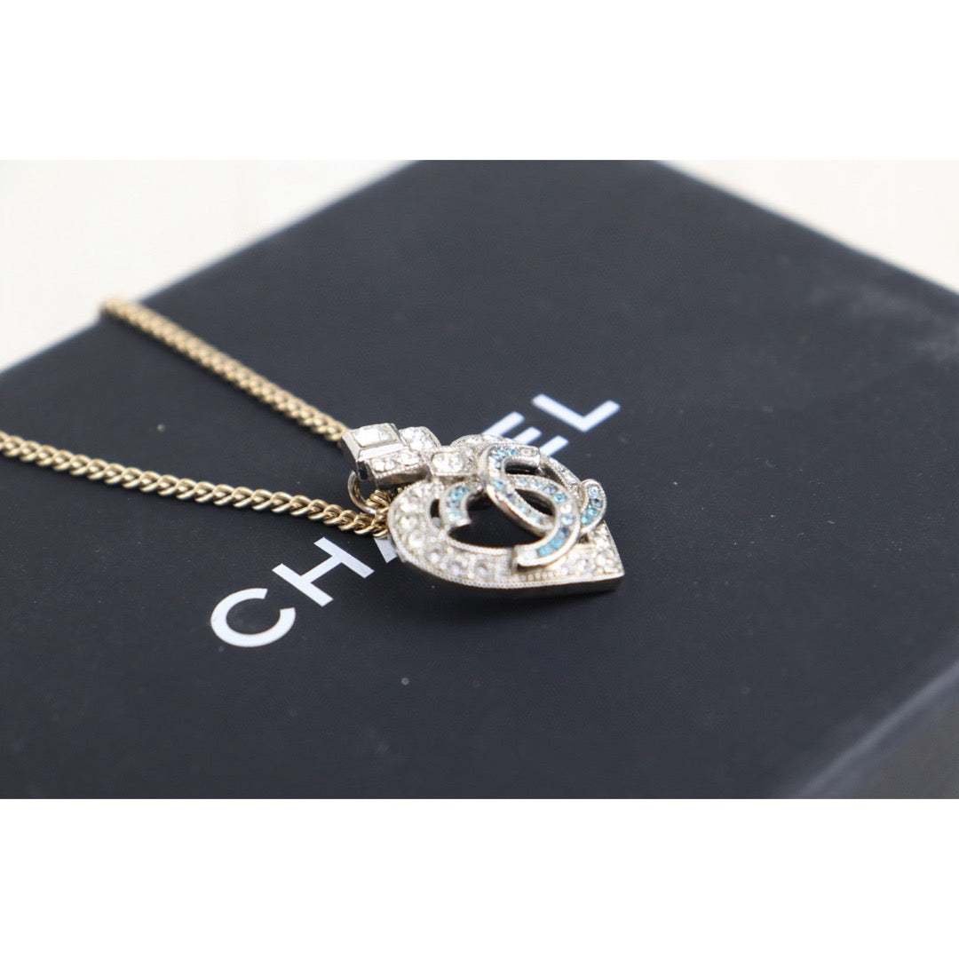 Very Good ( Rank A)｜ CHANEL Coco Mark Rhinestone Chocker Necklace｜H25011307