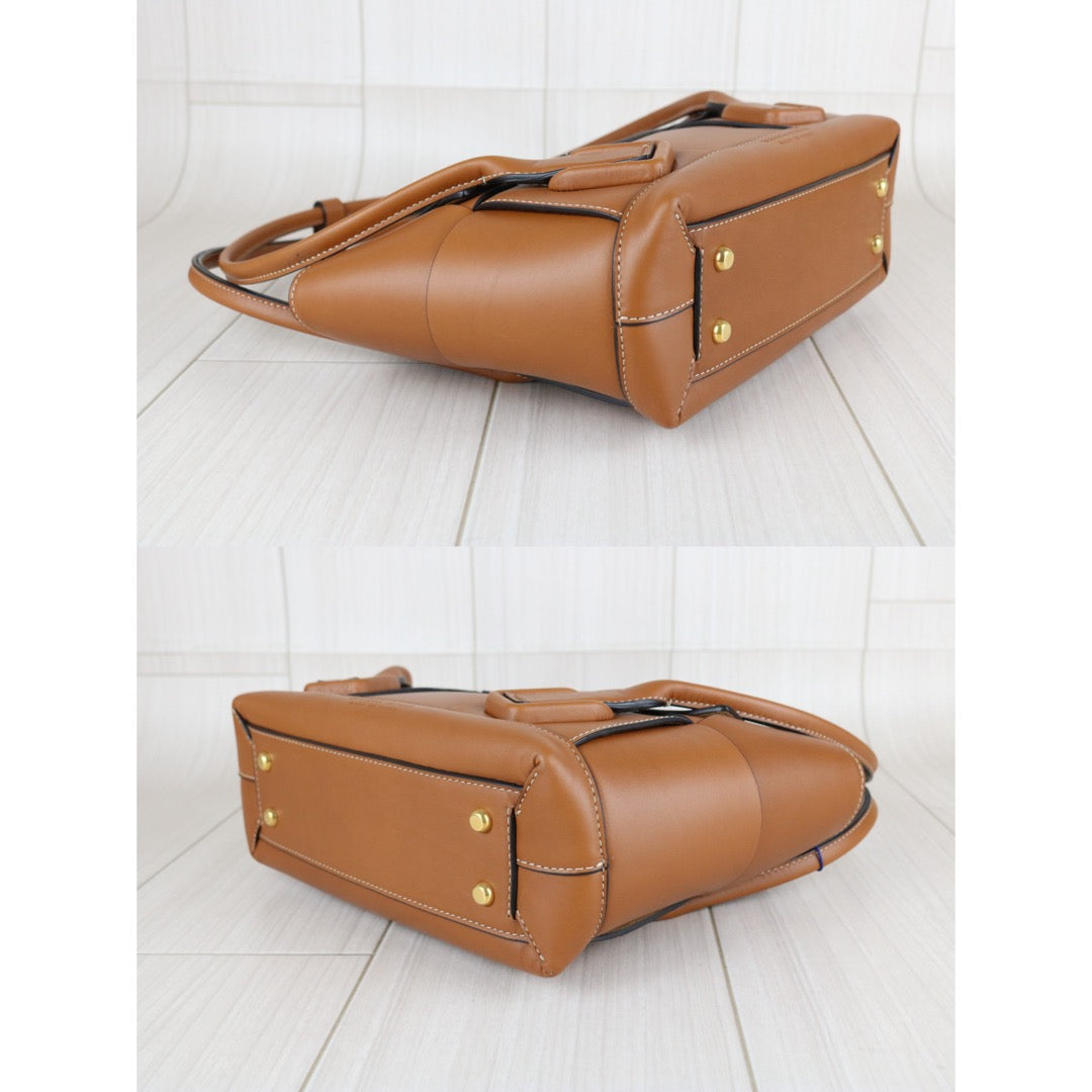 Very Good ( Rank A)｜ Bottega Veneta Calf Leather Arcoe33  HandBag Caramel｜S25111304