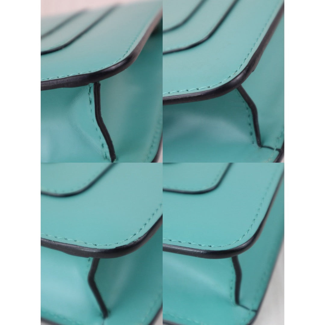 Good ( Rank AB)｜ BVLGARI Enamel Serpenti Forever Chain Shoulder Bag  Emerald｜J25060504