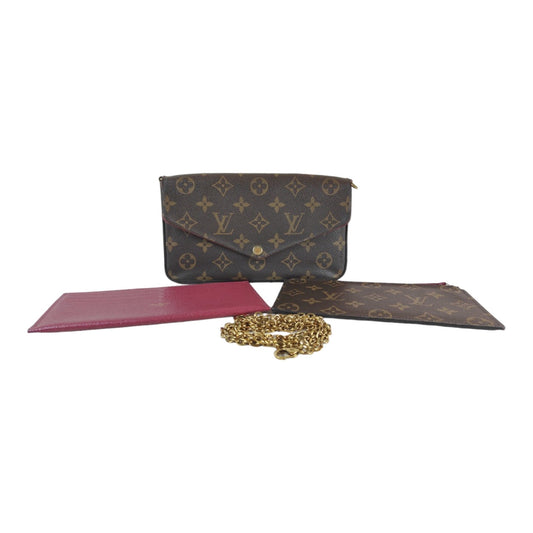 Rank AB ｜LV Monogram Pochette Felicie Shoulder Bag｜S23120401