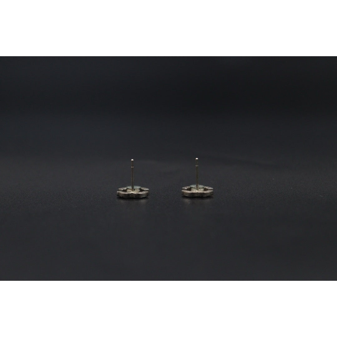 Good ( Rank AB)｜CHANEL Mini COCO Mark Rhinestone Earrings Made In 2014 Year｜V24122608