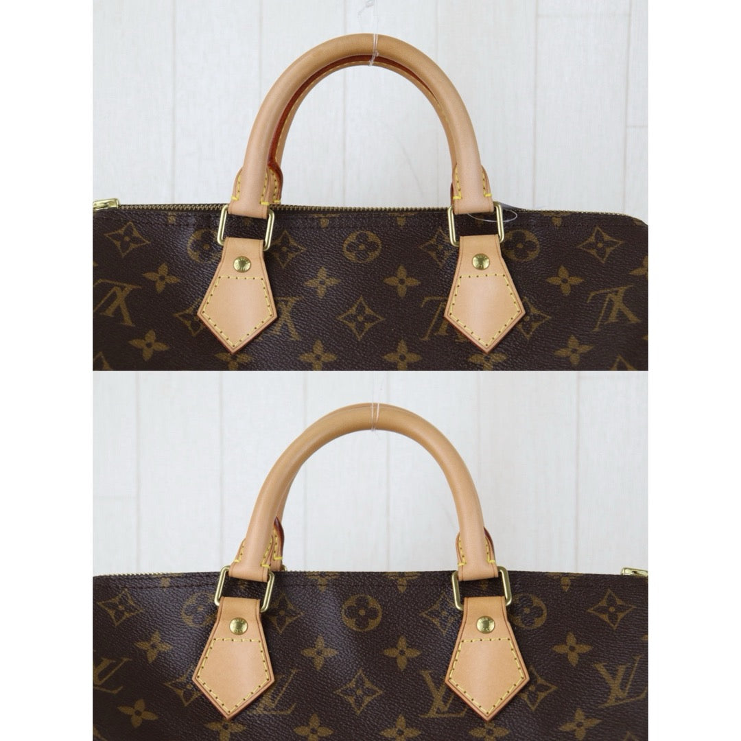 Include Entrupy Certificate of Authenticity｜Very Good ( Rank A) ｜ Louis Vuitton Monogram Speedy 30 Hand Bag ｜S26072511