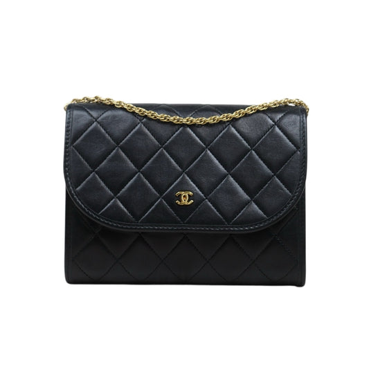 Very Good ( Rank A) ｜ CHANEL Mini Coco Mark Matrasse Lambskin Chain Shoulder Bag ｜25051320