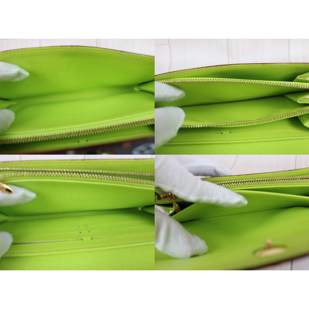 Include Entrupy Certificate of Authenticity｜Very Good ( Rank A)｜ Louis Vuitton Monogram Multicolor Portofeuil Sara Long Style Wallet ｜S26060803