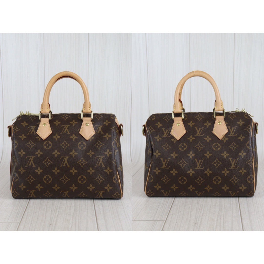 Rank A ｜ LV Monogram Speedy 25 With Shoulder Strap｜V23091513