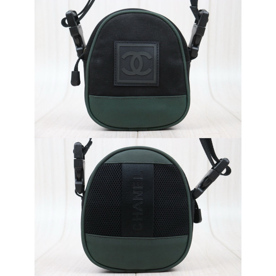 Good ( Rank AB)｜  Chanel Sports Line Egg shaped Mini Bag Coco Mark Shoulder bag  Made In 2003～2004Year｜25013117