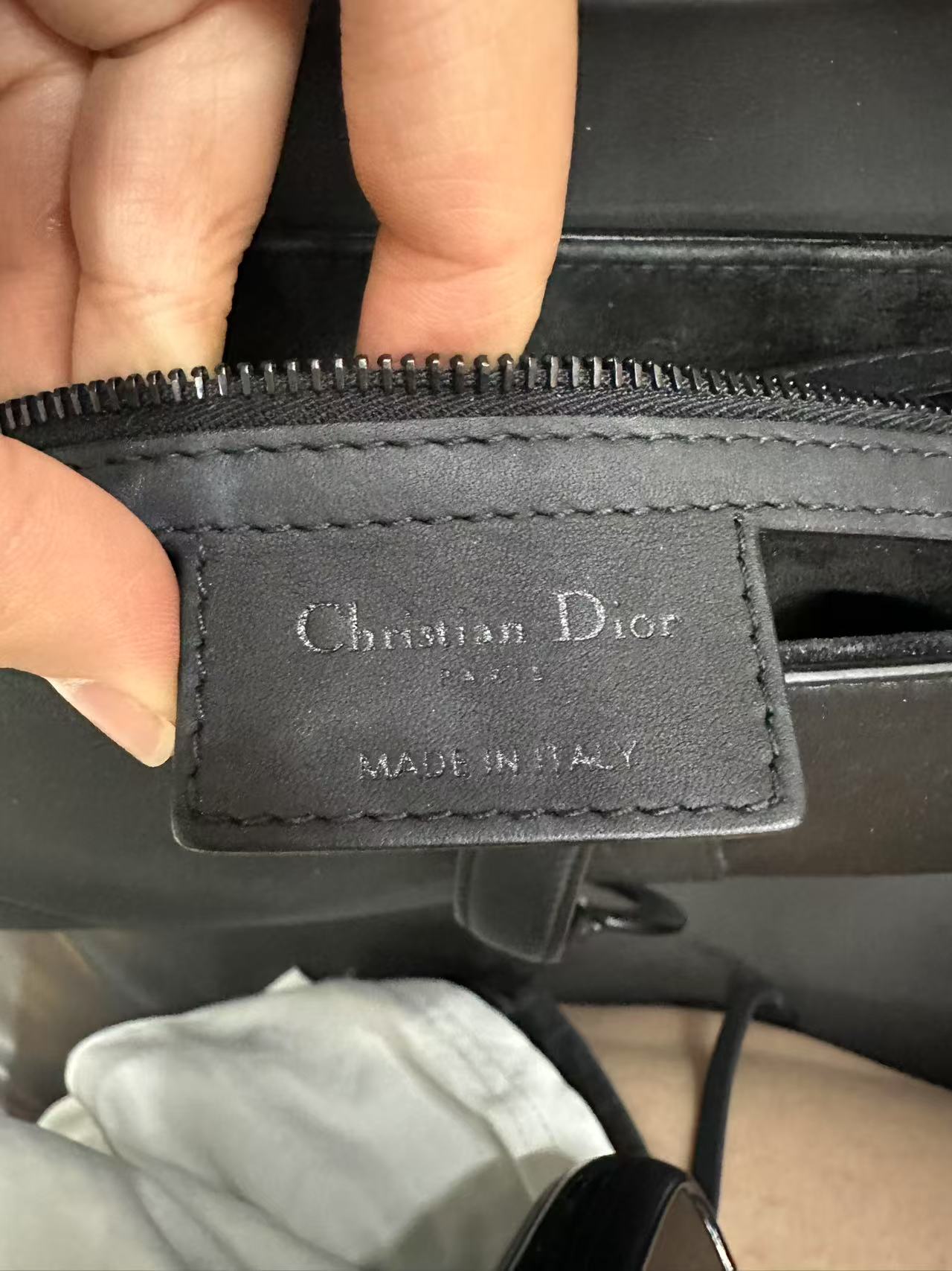 Second installment 2/3｜ Dior Trotter Saddle Shoulder Bag Medium  Black