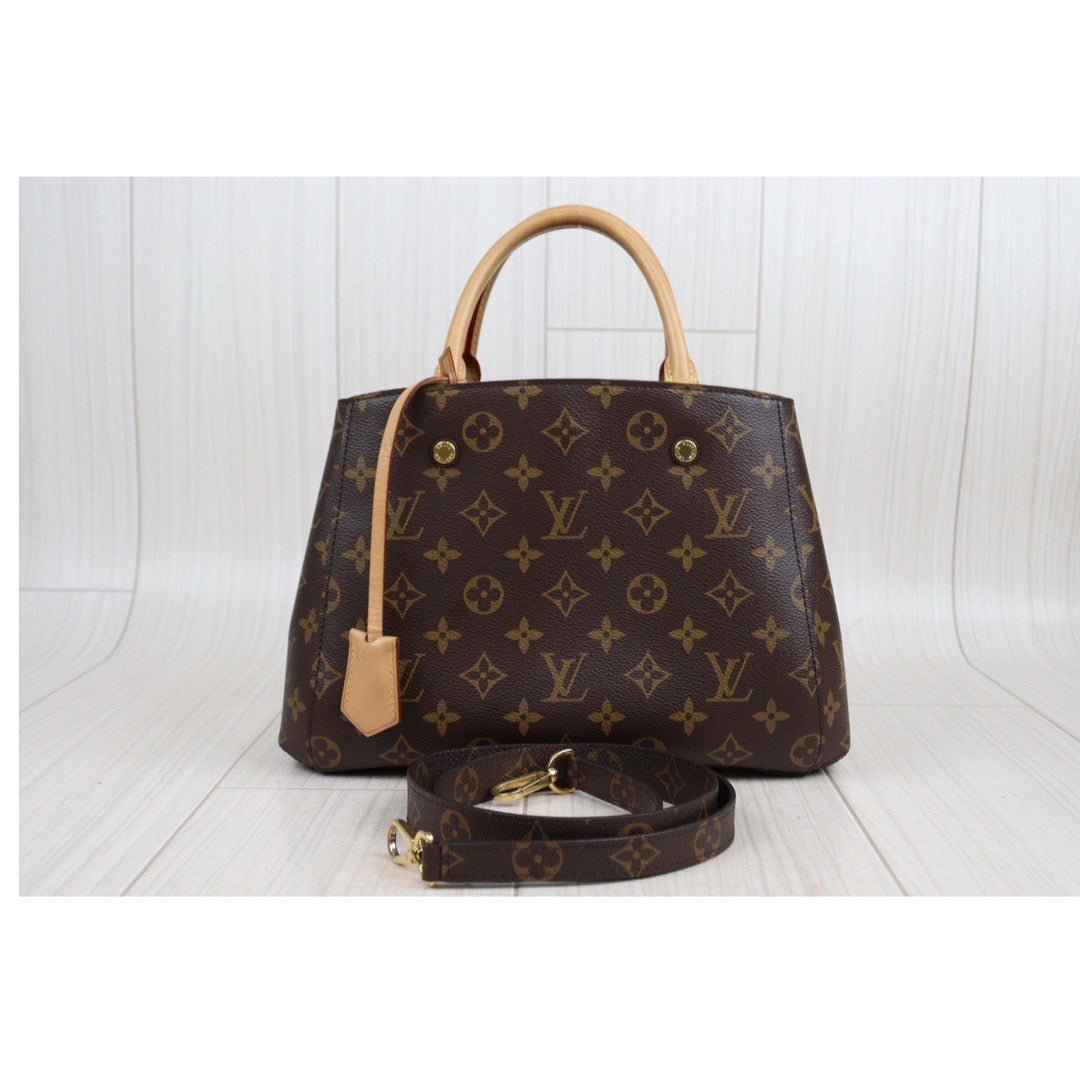 Rank A ｜LV Monogram Montaigne BB Hand Bag Shoulder Bag｜23112702