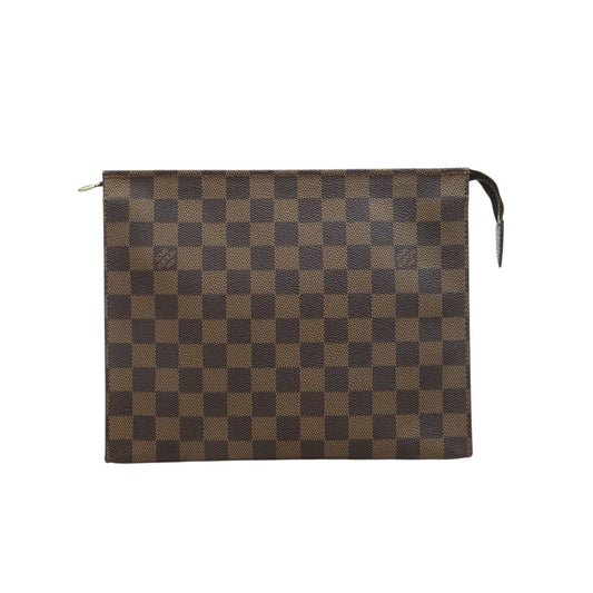 Include Entrupy Certificate of Authenticity｜Good ( Rank AB)｜ Louis Vuitton Truth Toilet 26 Damier Cosmetic Pouch Handbag｜26072401