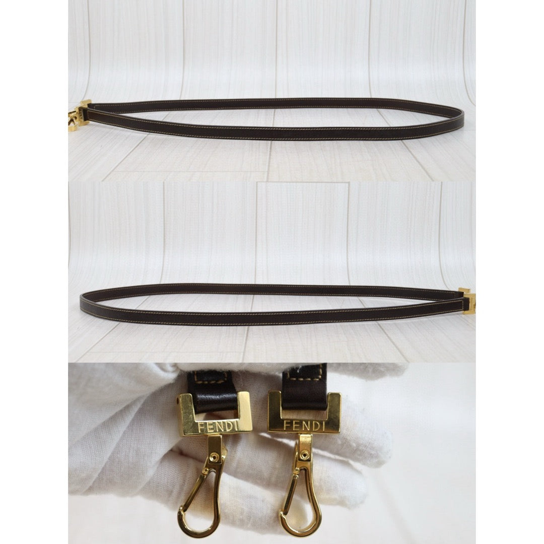 Very Good ( Rank A)｜ FENDI Zucca 2WAY Handbag With Shoulder Bag  Gold Hardware｜25042204