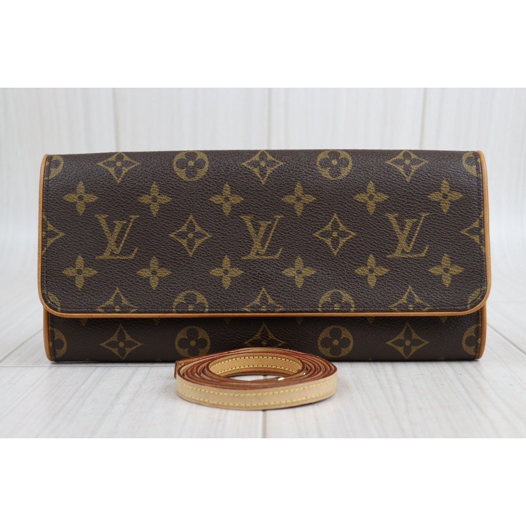 Rank A｜ LV Monogram Pochette Twin GM Shoulder Bag｜23120703