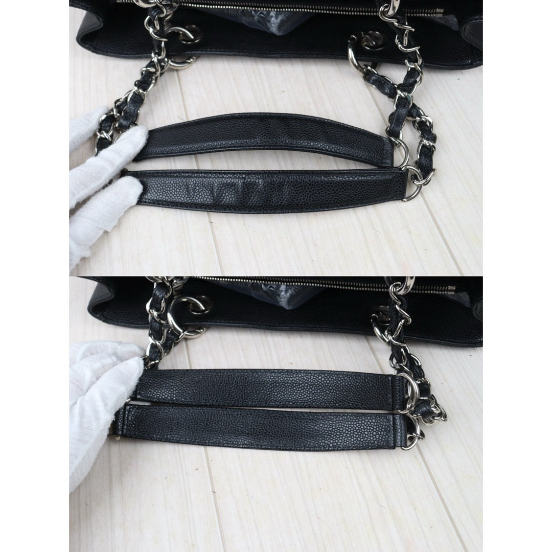 Very Good ( Rank A)｜ CHANEL Matrasse GST Chain Tote Bag Caviar Skin Black  Made In 2009-2010 Year｜S24071411