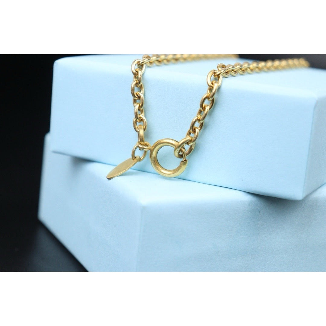 Very Good ( Rank A) ｜  CHANEL Vintage Coco Mark Gold Necklace ｜24090513