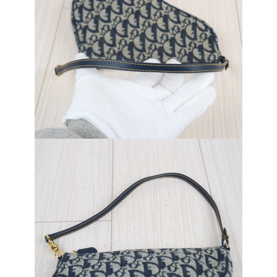 Rank AB ｜ Dior Trotter Saddle Clutch Hand Pouch ｜24020518