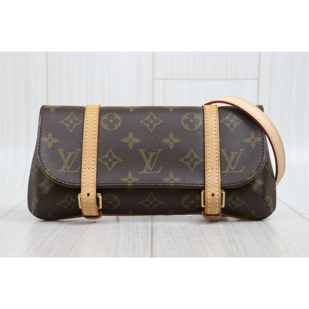 Include Entrupy Certificate of Authenticity｜Very Good ( Rank A)｜Louis Vuitton Monogram Pochette Murrell Clutch Bag Waist Pouch｜26051804