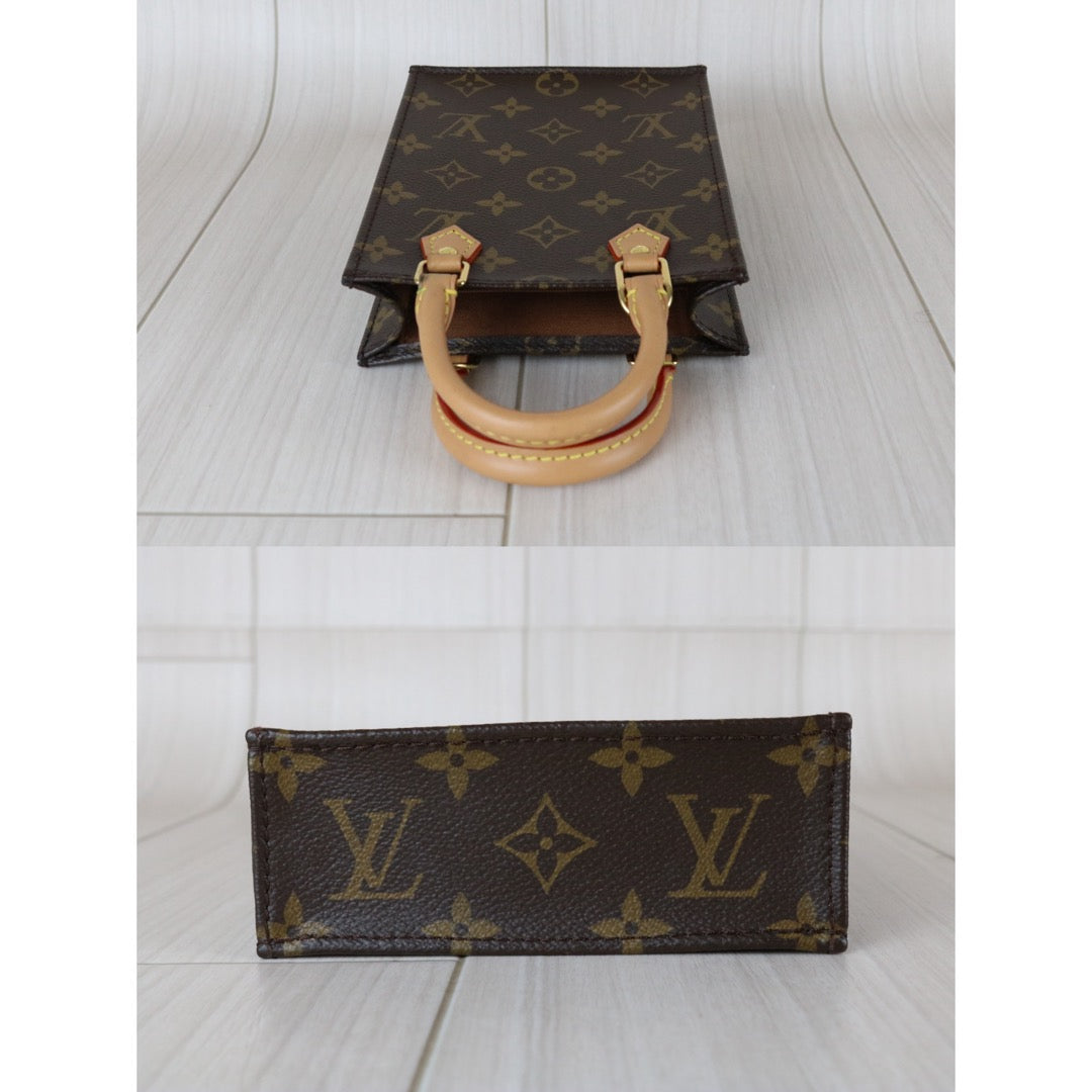 Very Good ( Rank A)｜ LV Monogram Petit Sac Plat MINI Tote Bag Shoulder Bag IC Chips Model｜S26030402