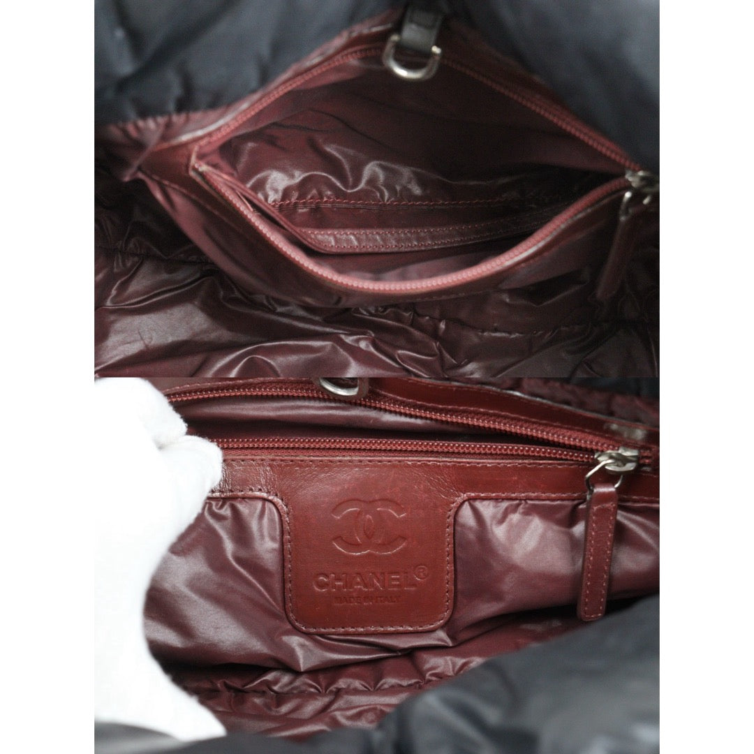 Good ( Rank AB)｜ CHANEL COCO On Down Tote Bag PM Black Made in 2010-2011Year ｜25082707