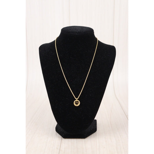 Rank A ｜ Dior CD Necklace Gold Plated ｜24061329