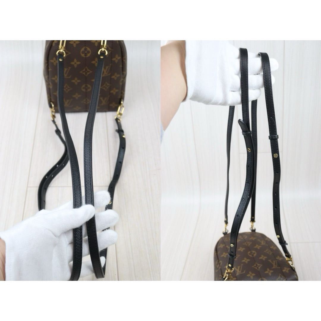 Very Good ( Rank A) ｜  LV Monogram Coated Canvas Mini Palm Springs Backpack｜S24121803